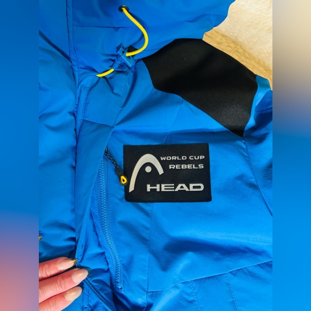 Vintage Head Blue Waterproof Ski Snow  Winter Parka Jacket Coat Size: Medium - Picture 12 of 14